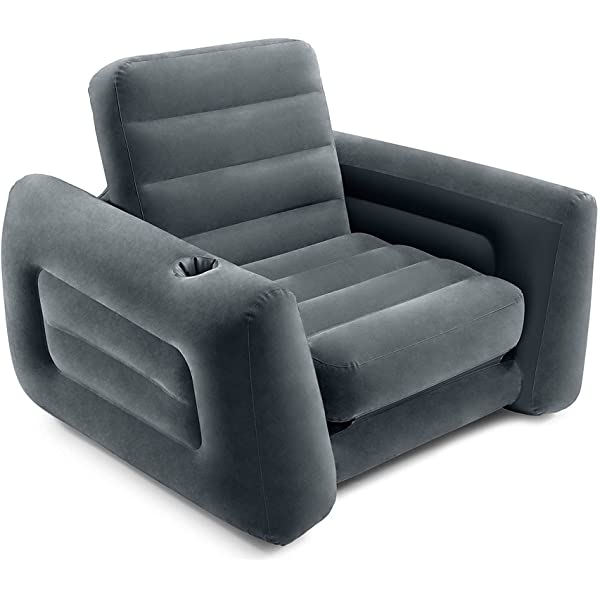 Intex Pull-Out Chair Inflatable Bed, 46