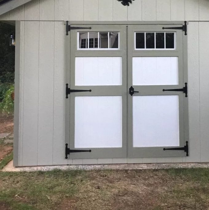 10′ WIDE X 12′ DEEP LUMBER STORAGE SHED
