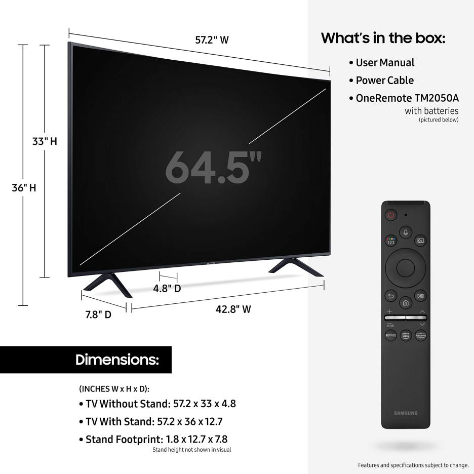65 inch Samsung TV