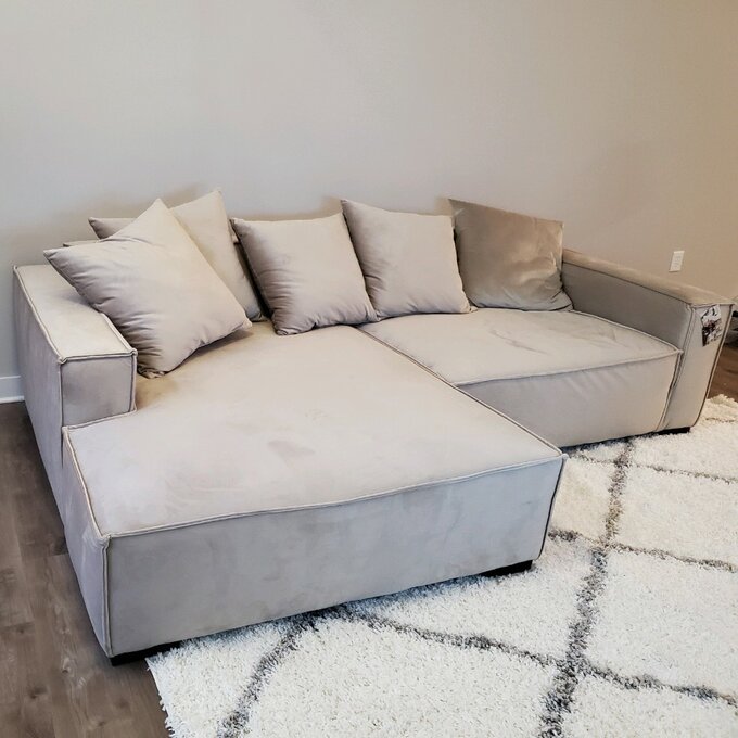 【Furniture】Madison 2 - Piece Upholstered Chaise Sectional