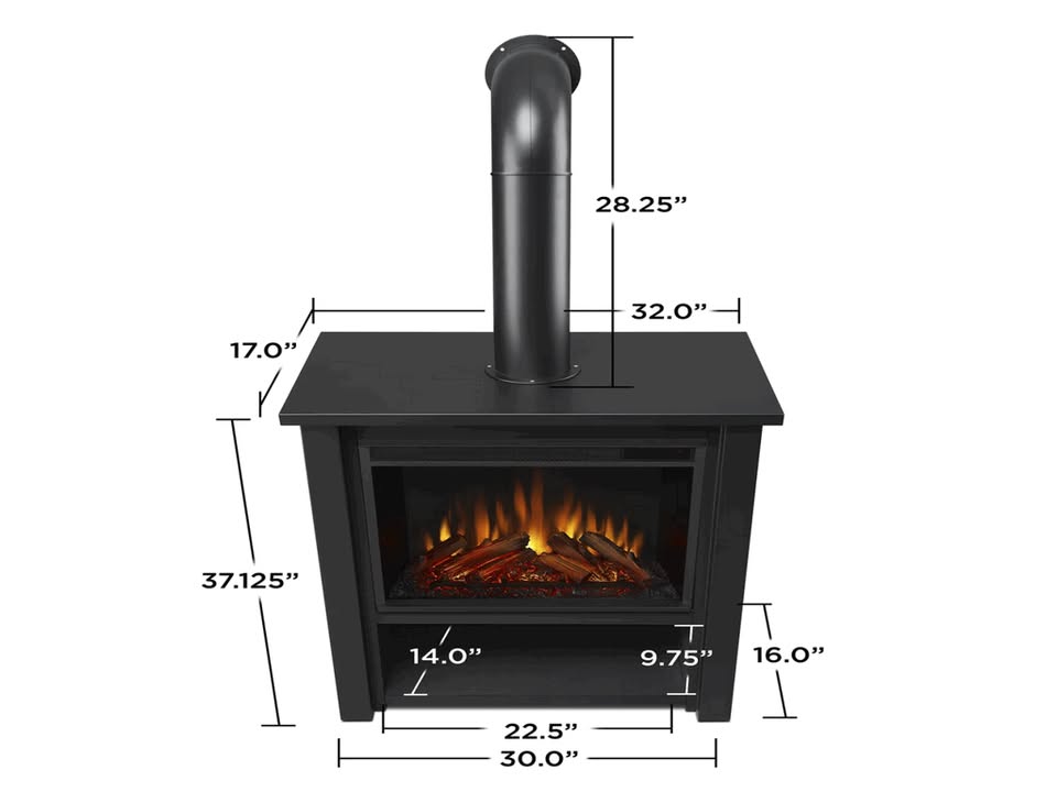 Hollis Electric Fireplace by Real Flame