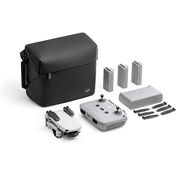 DJI Mini 2 – Ultralight and Foldable Drone Quadcopter, 3-Axis Gimbal with 4K Camera, 12MP Photo, 31 Mins Flight Time, OcuSync 2.0 10km HD Video Transmission, QuickShots Gray